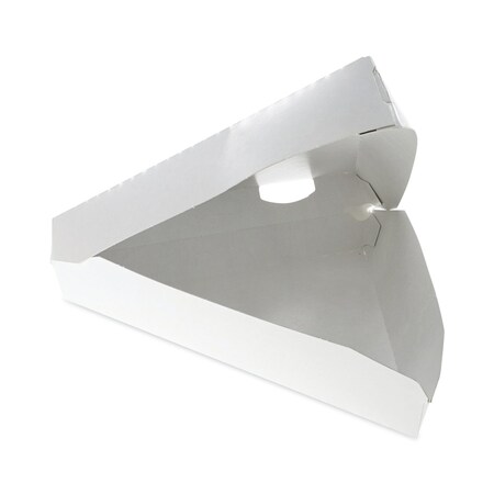 Pactiv Evergreen Paper Pizza Hinged Container, 8.26 x 6.56 x 1.5, White, PK500 D148CLMW